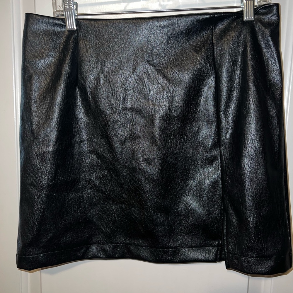Pleather skirt from target
